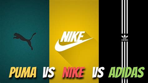 adidas vs puma nike.